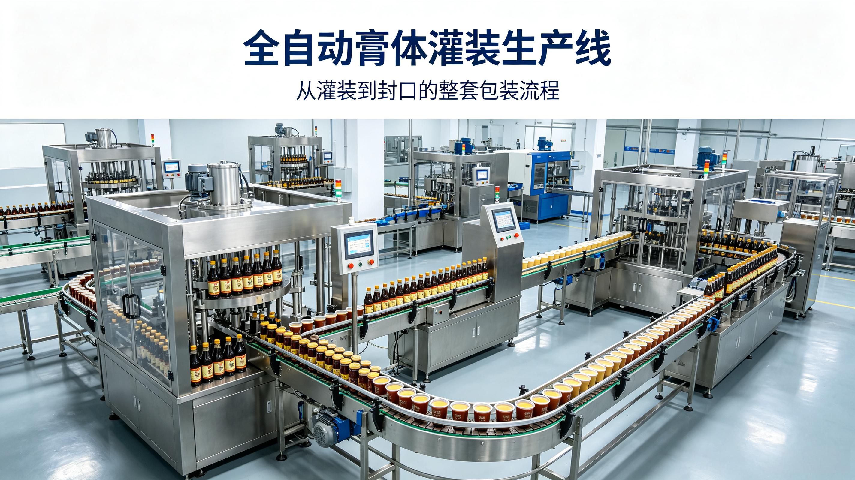 全自动膏体灌装生产线