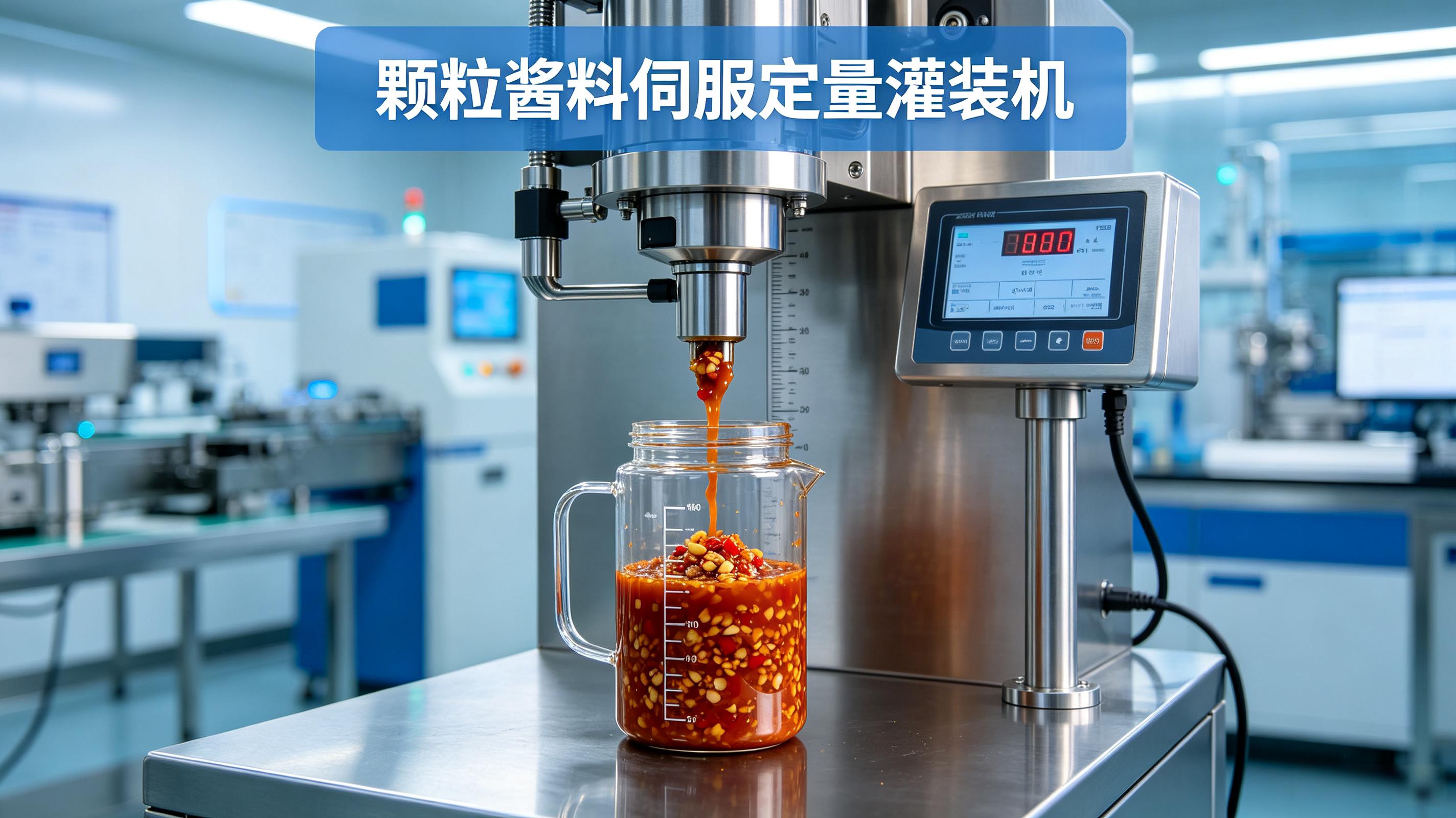颗粒酱料伺服定量灌装机精度如何？剁椒鲜椒酱实测数据