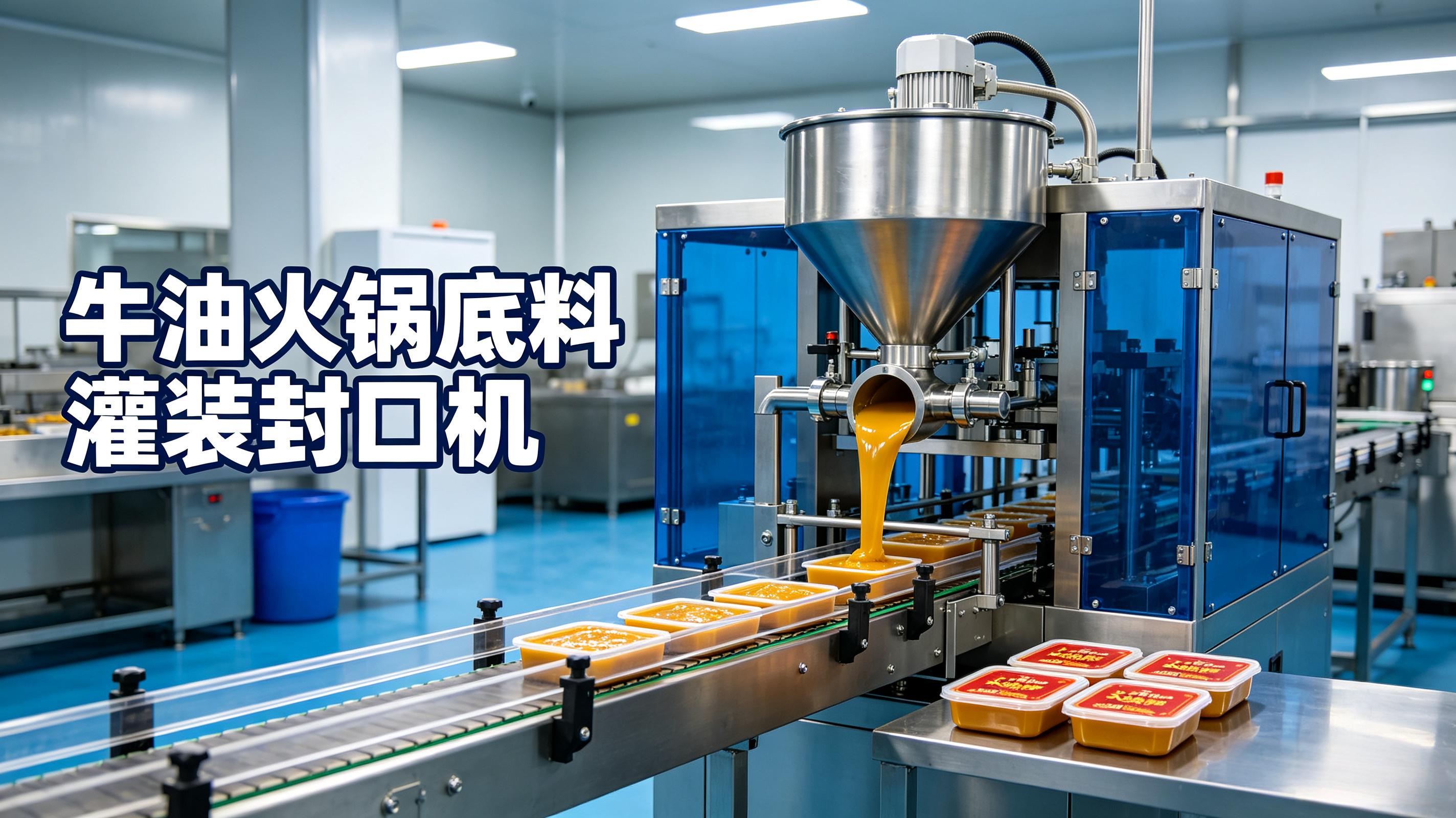 牛油火锅底料灌装封口机