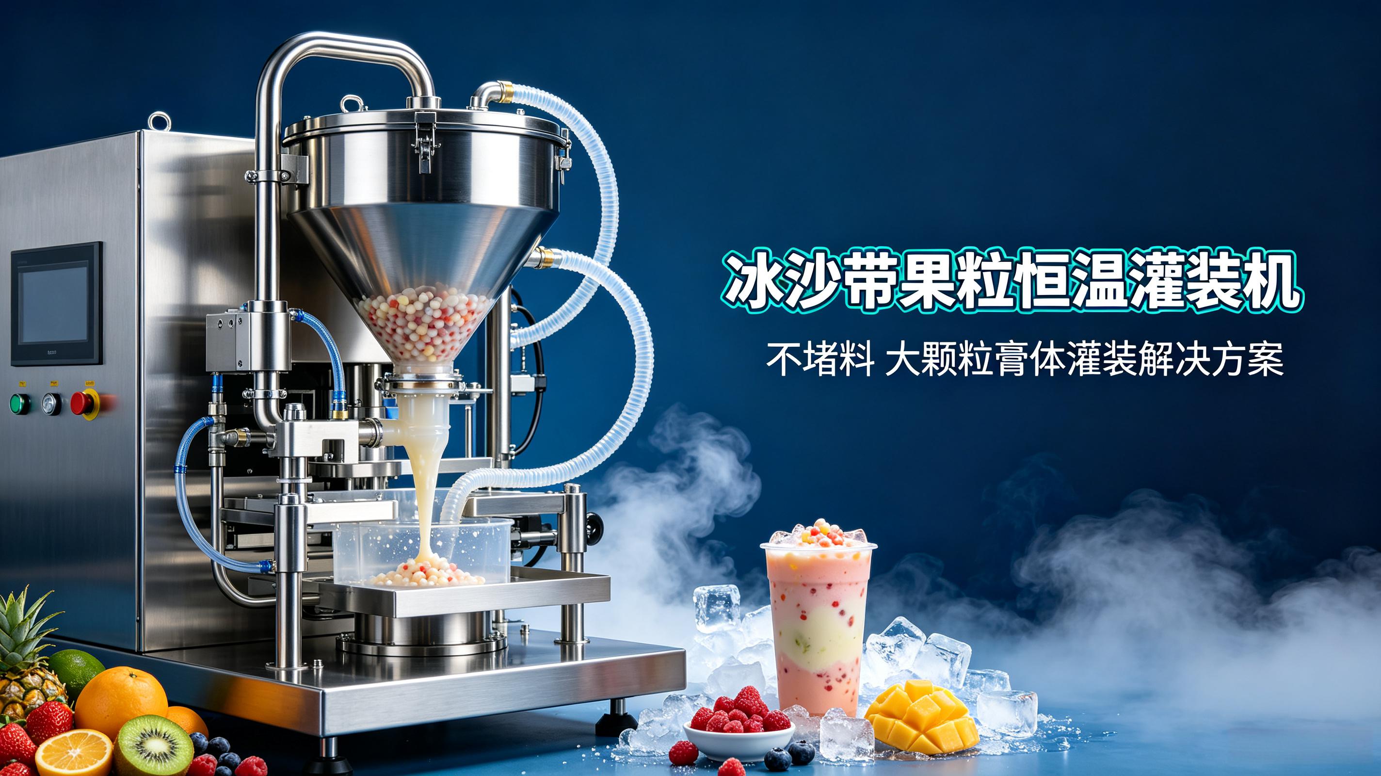 低温冰淇淋膏体灌装机 恒温防起泡 冷饮厂专用灌装设备