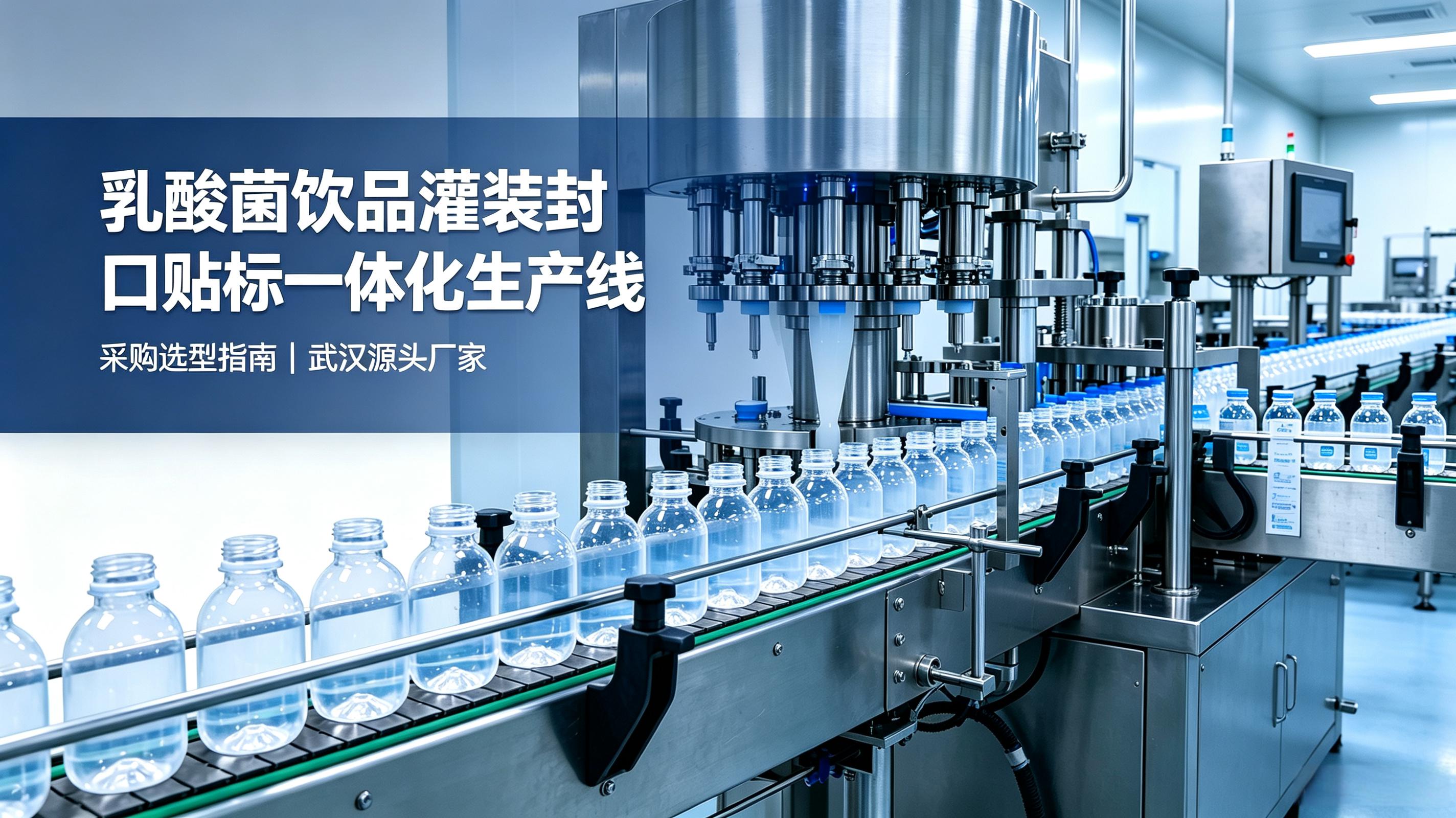 乳酸菌饮品灌装封口贴标一体化生产线采购选型指南 武汉源头厂家