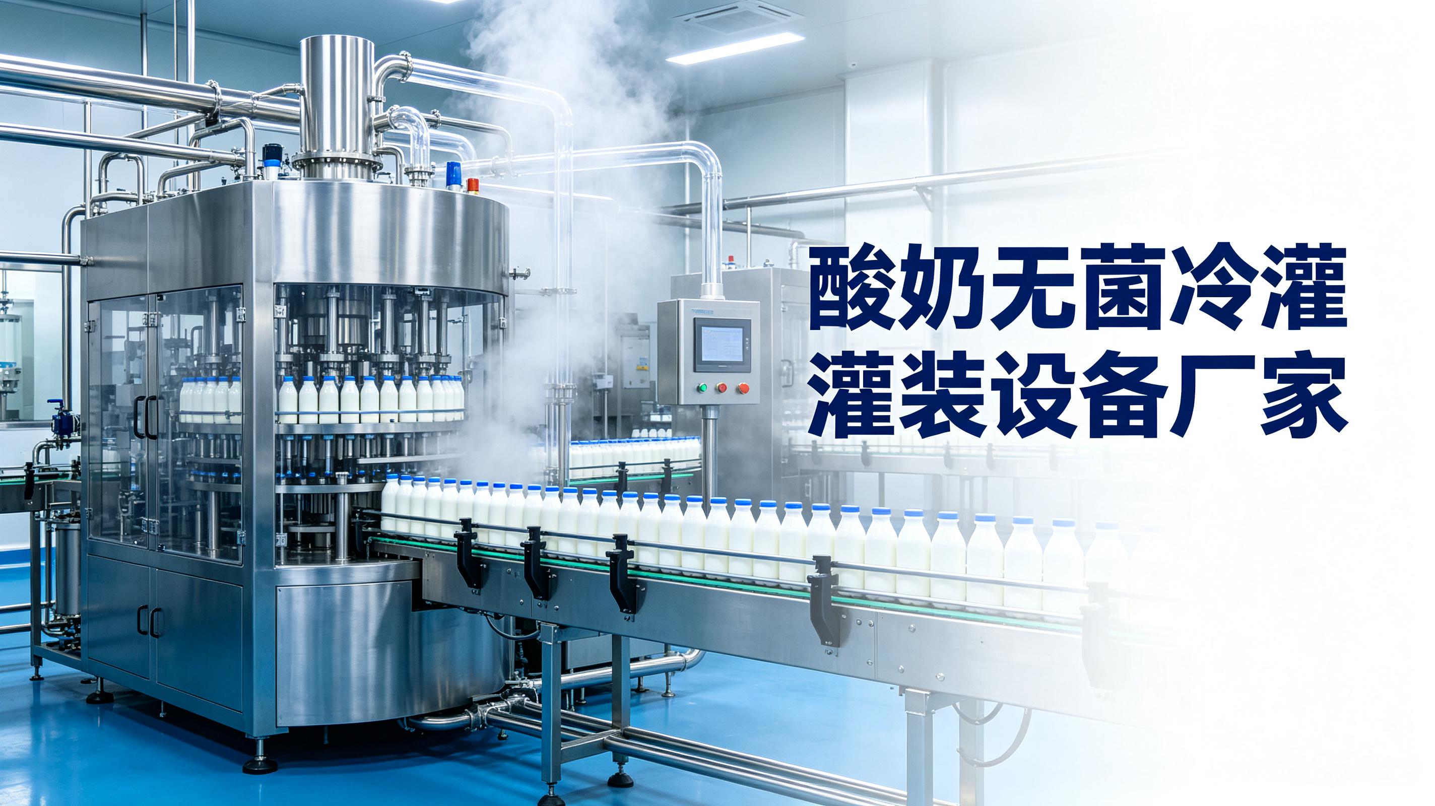 酸奶无菌冷灌装设备厂家 武汉本地低温发酵乳灌装封口设备直供