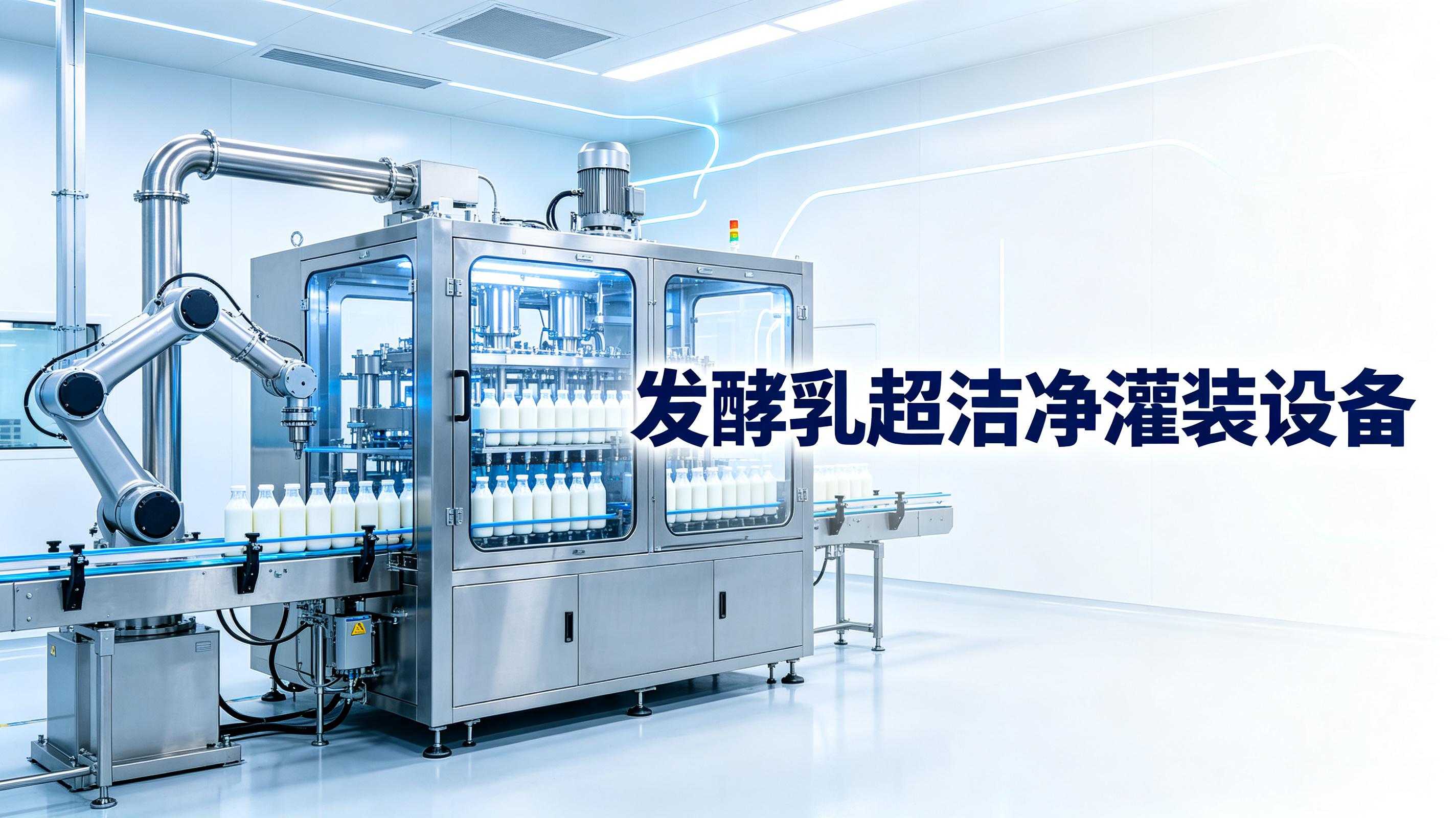 发酵乳超洁净灌装设备 武汉乳品厂低温酸奶无菌灌装封口一体机