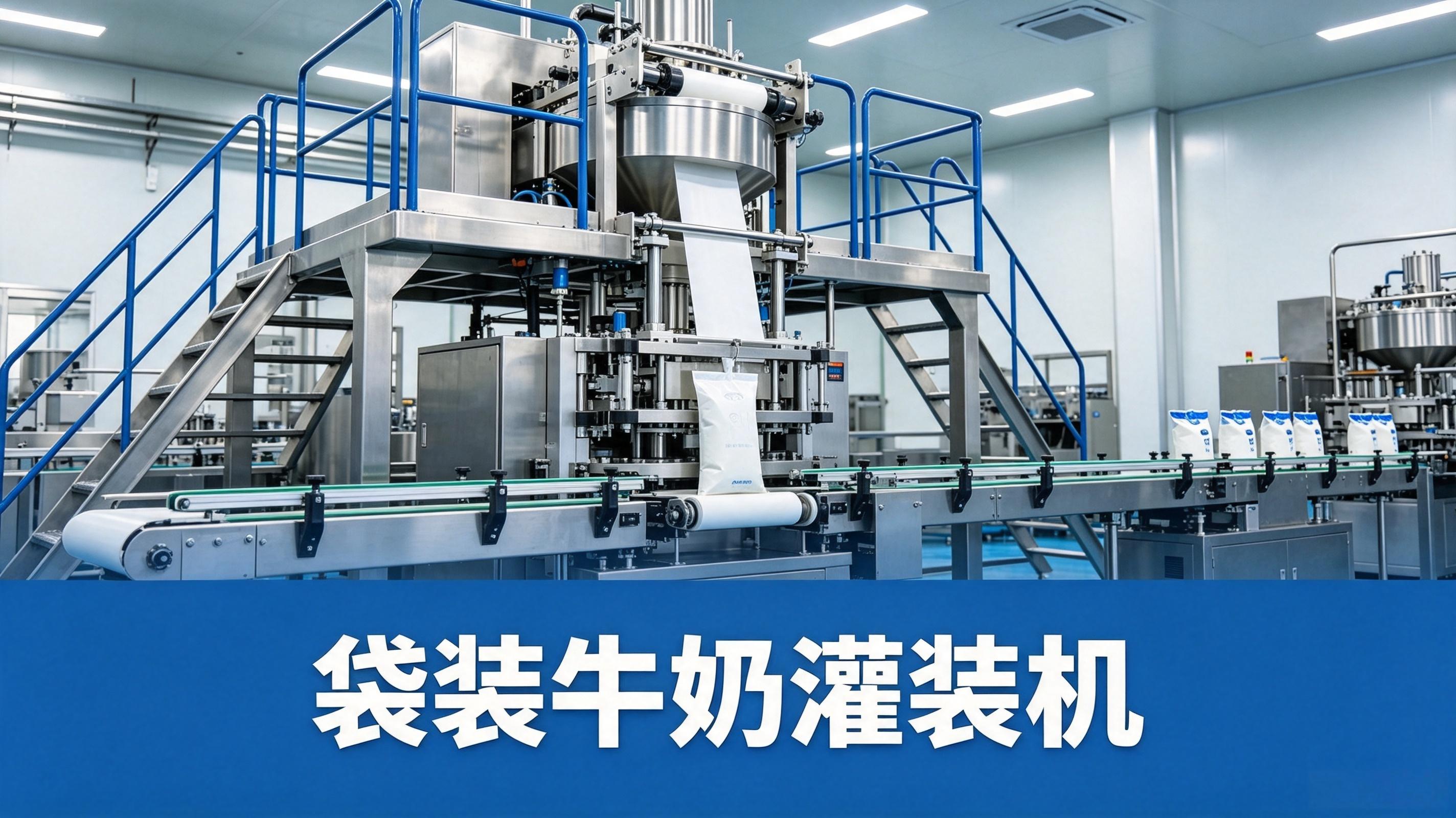 袋装牛奶灌装机怎么挑？背封袋、自立袋、三边封袋三种袋型选型要点