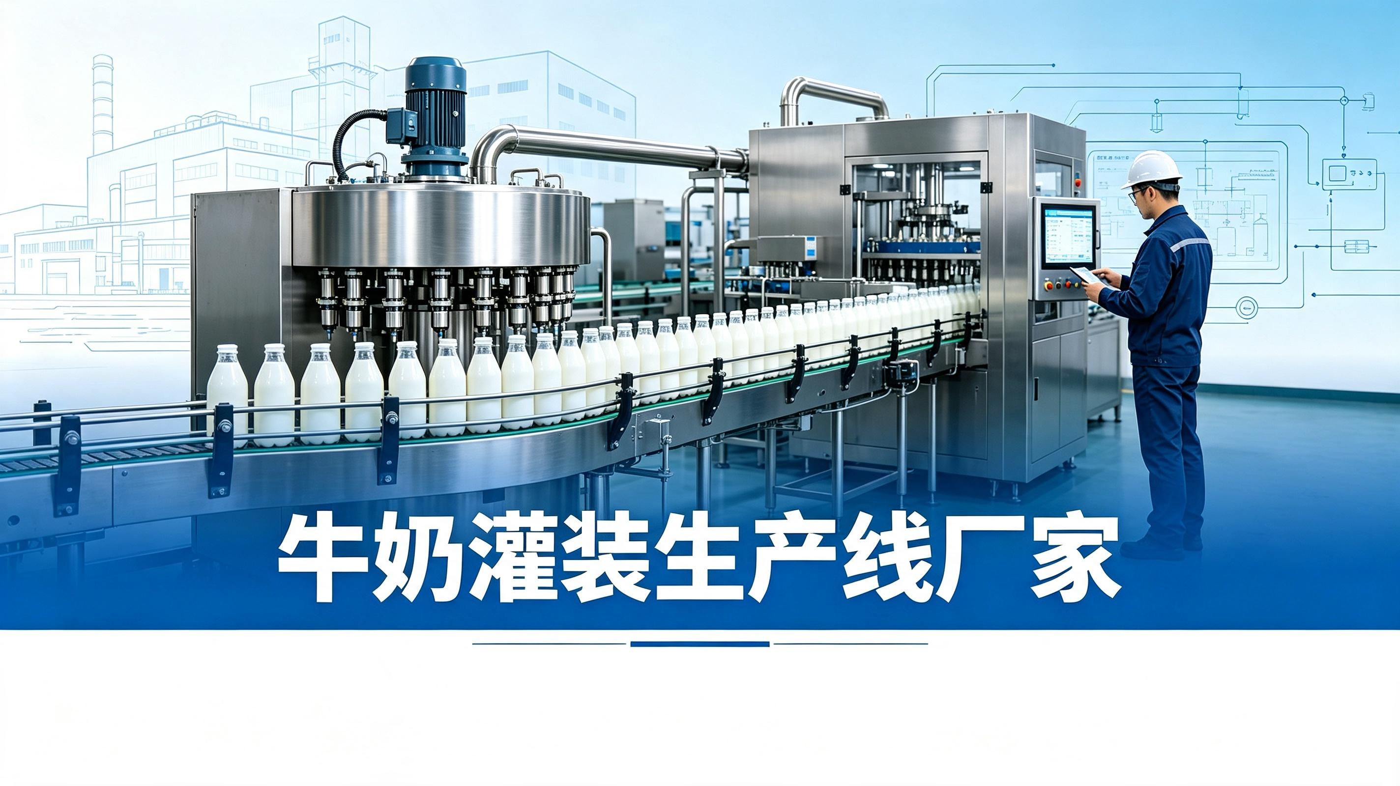 牛奶灌装生产线厂家怎么选？认准这4条标准，避开采购常见误区
