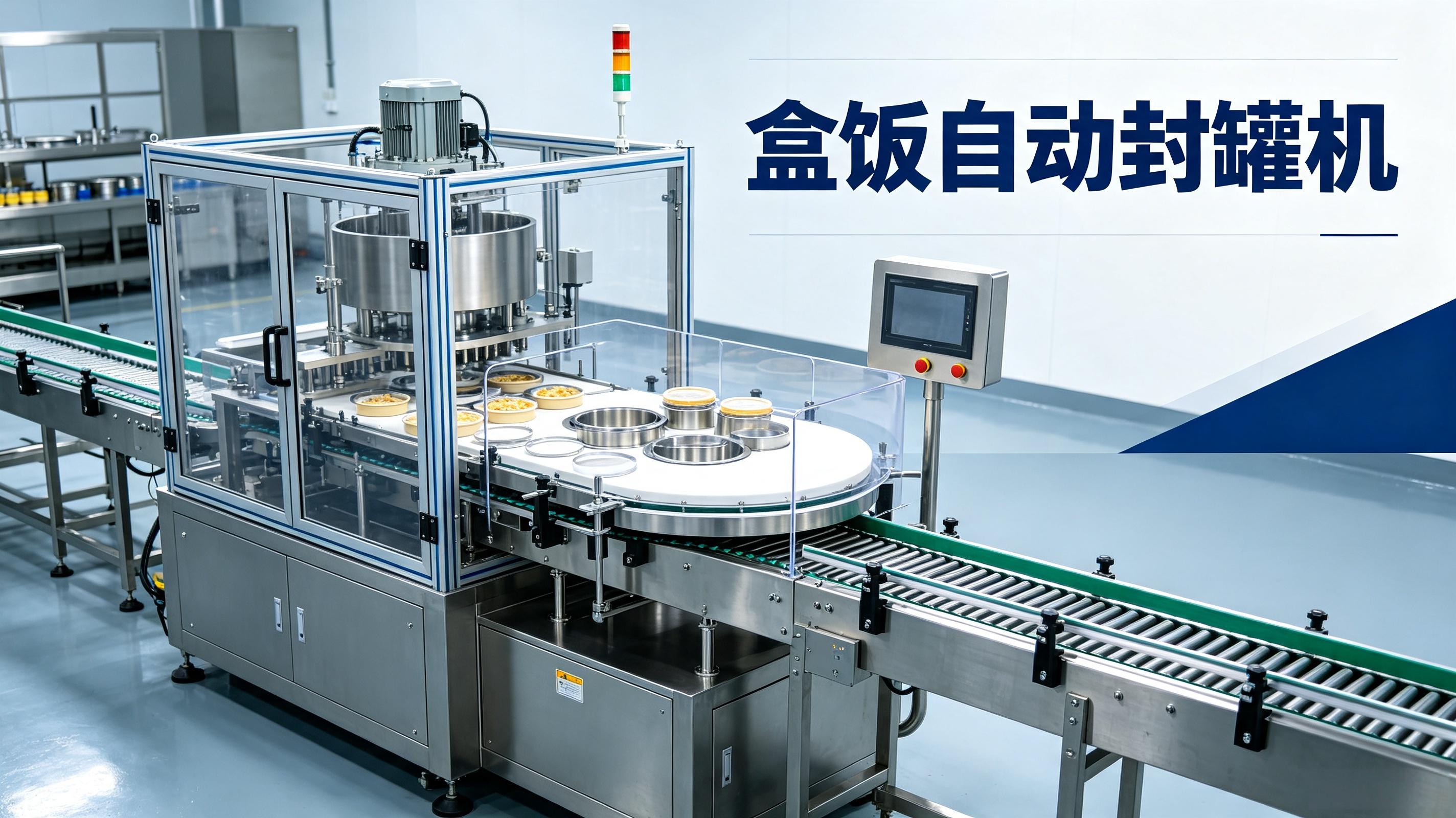 盒饭自动封罐机哪家好？高铁/航空/团餐盒饭封口包装设备推荐