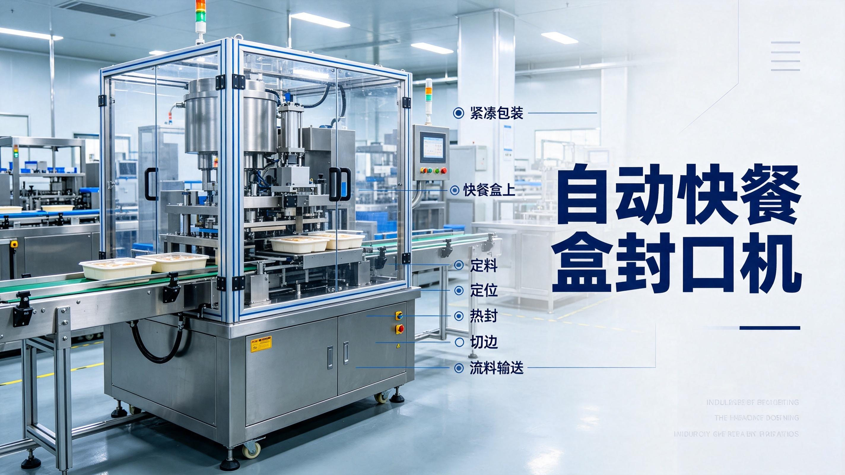 自动快餐盒封口机多少钱一台？全自动封口切膜一体机采购指南