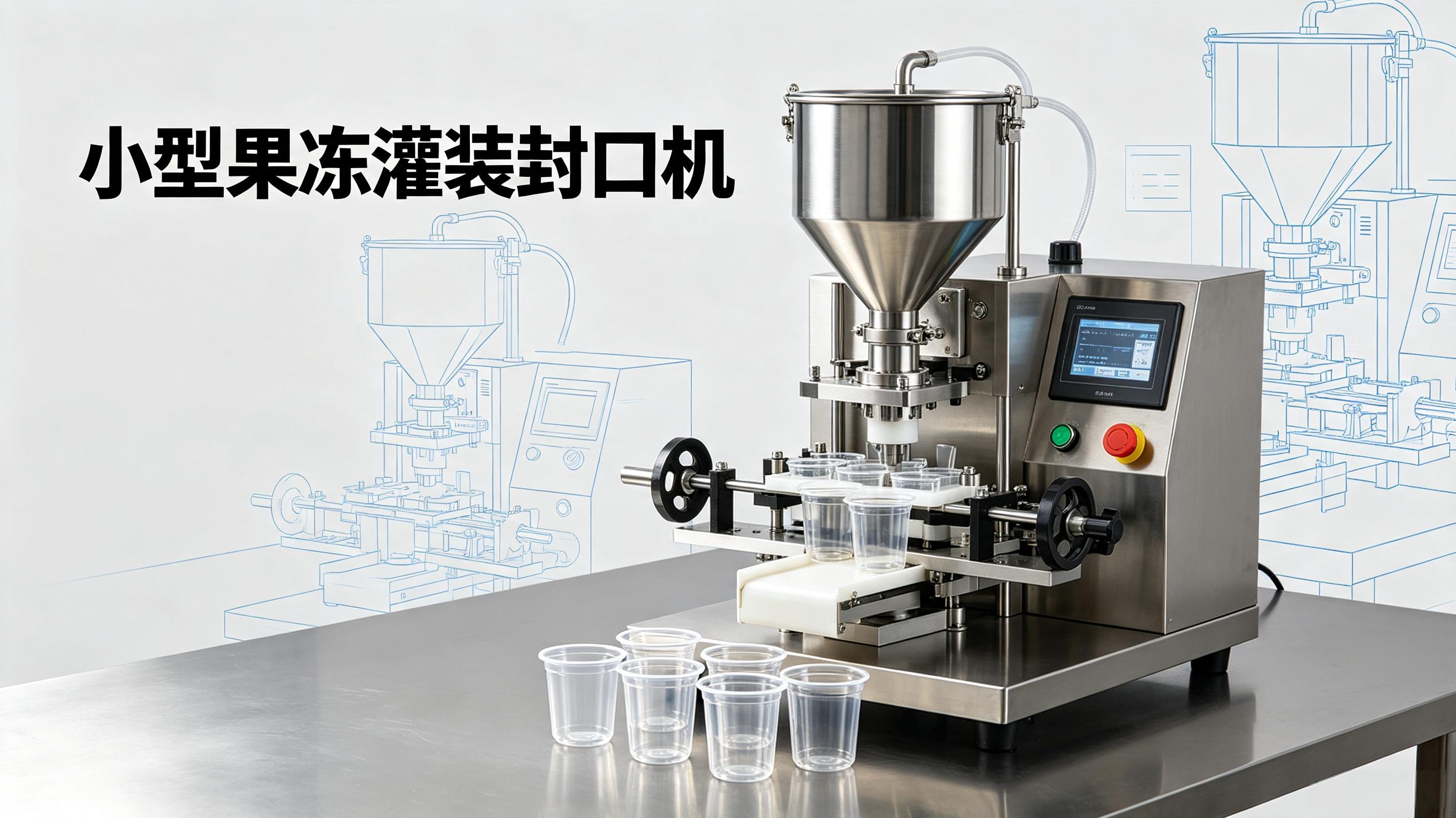 小型果冻灌装封口机怎么选？适合小批量生产的杯装果冻灌装设备推荐
