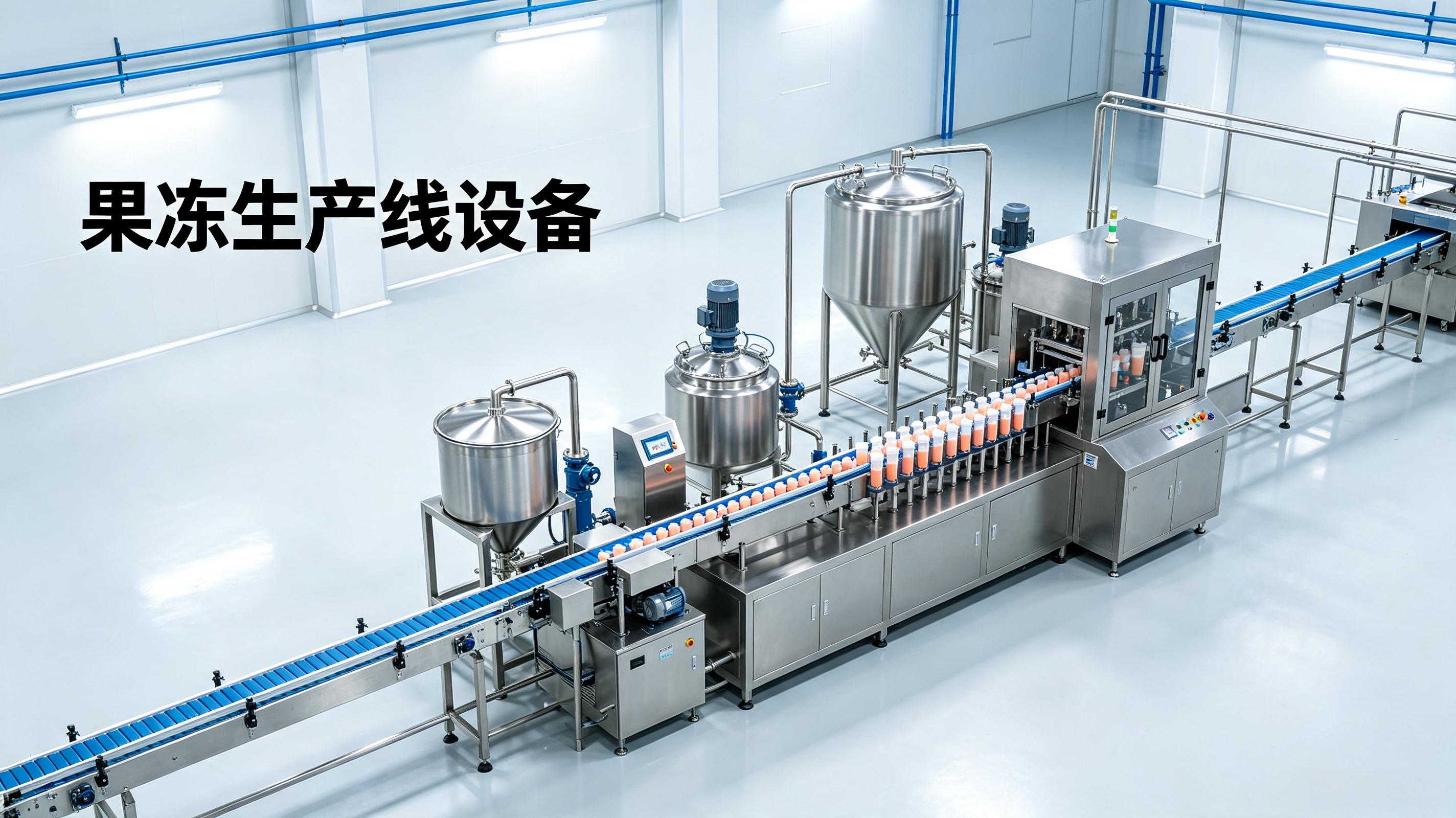 果冻生产线设备全套配置方案：从灌装到封口，一站式果冻包装解决方案