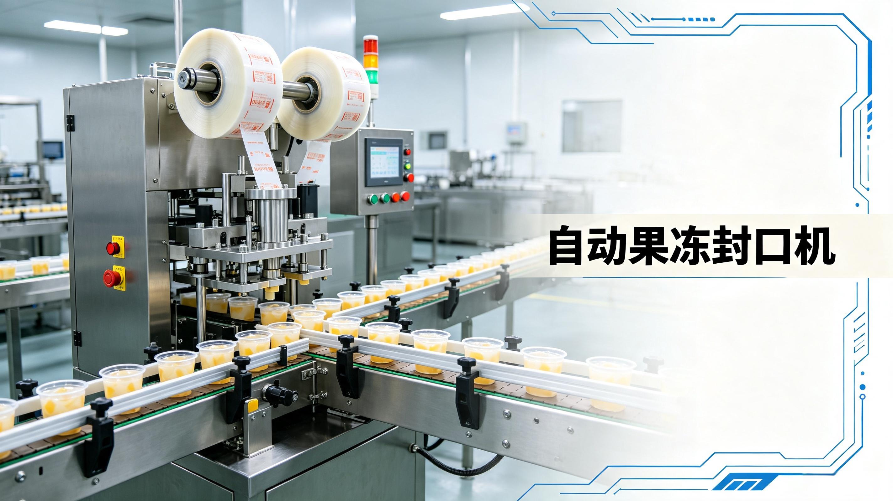 自动果冻封口机操作流程详解：从落杯、灌装到封口一次完成