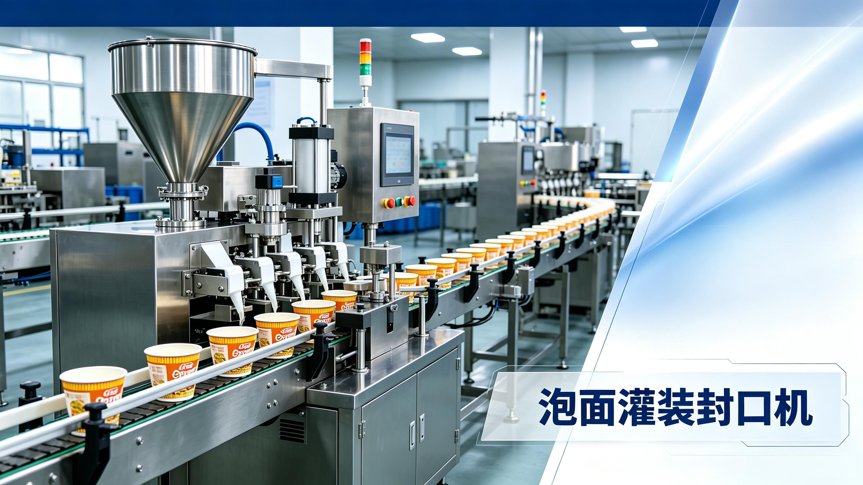 泡面灌装封口机选型指南：灌装精度、封口速度、温控系统，3大核心指标一次讲透