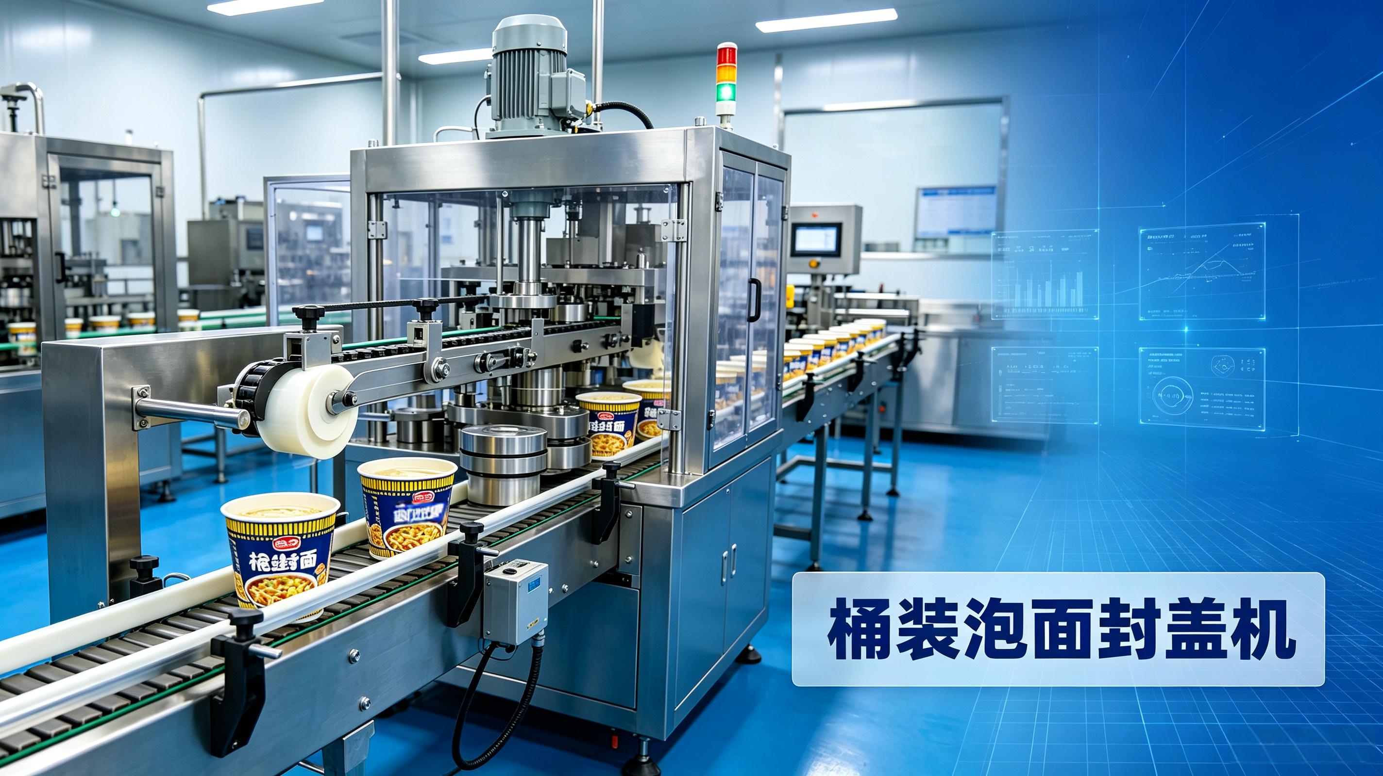 桶装泡面封盖机