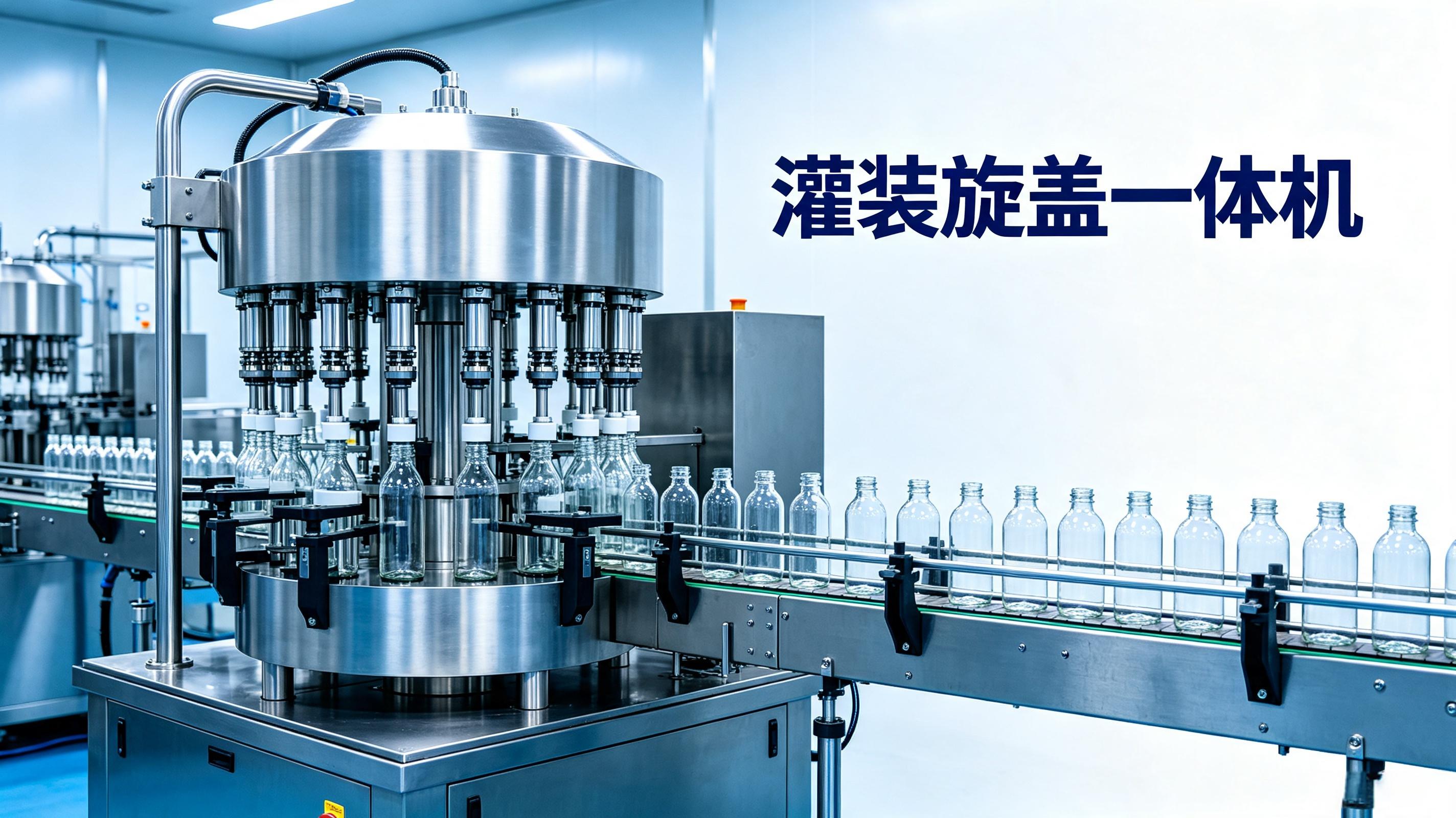 灌装旋盖一体机相比分体设备优势在哪？玻璃瓶米酒黄酒生产线的效率提升方案