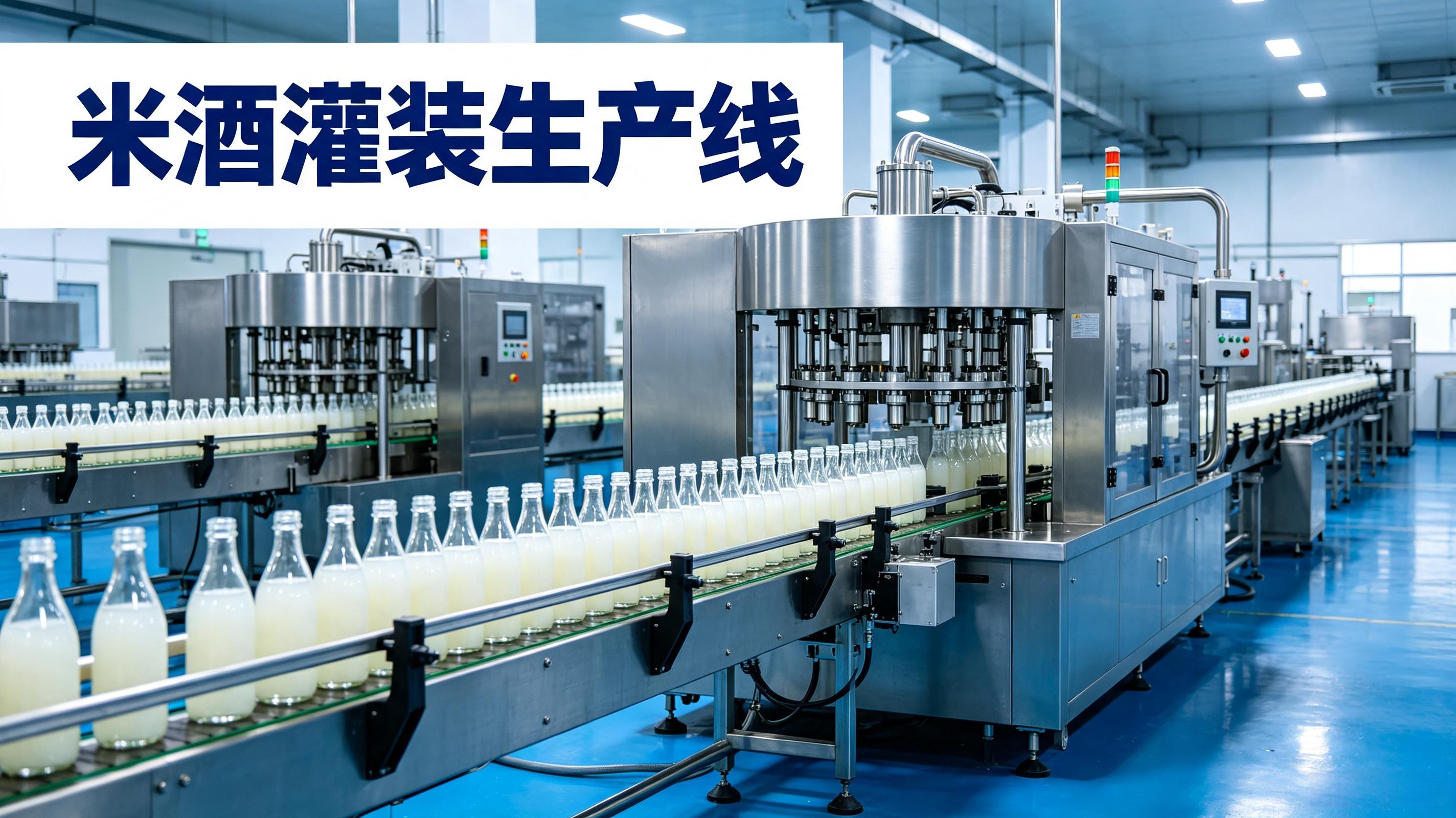 从洗瓶到旋盖全流程解析：一条完整的玻璃瓶米酒灌装生产线需要哪些设备？