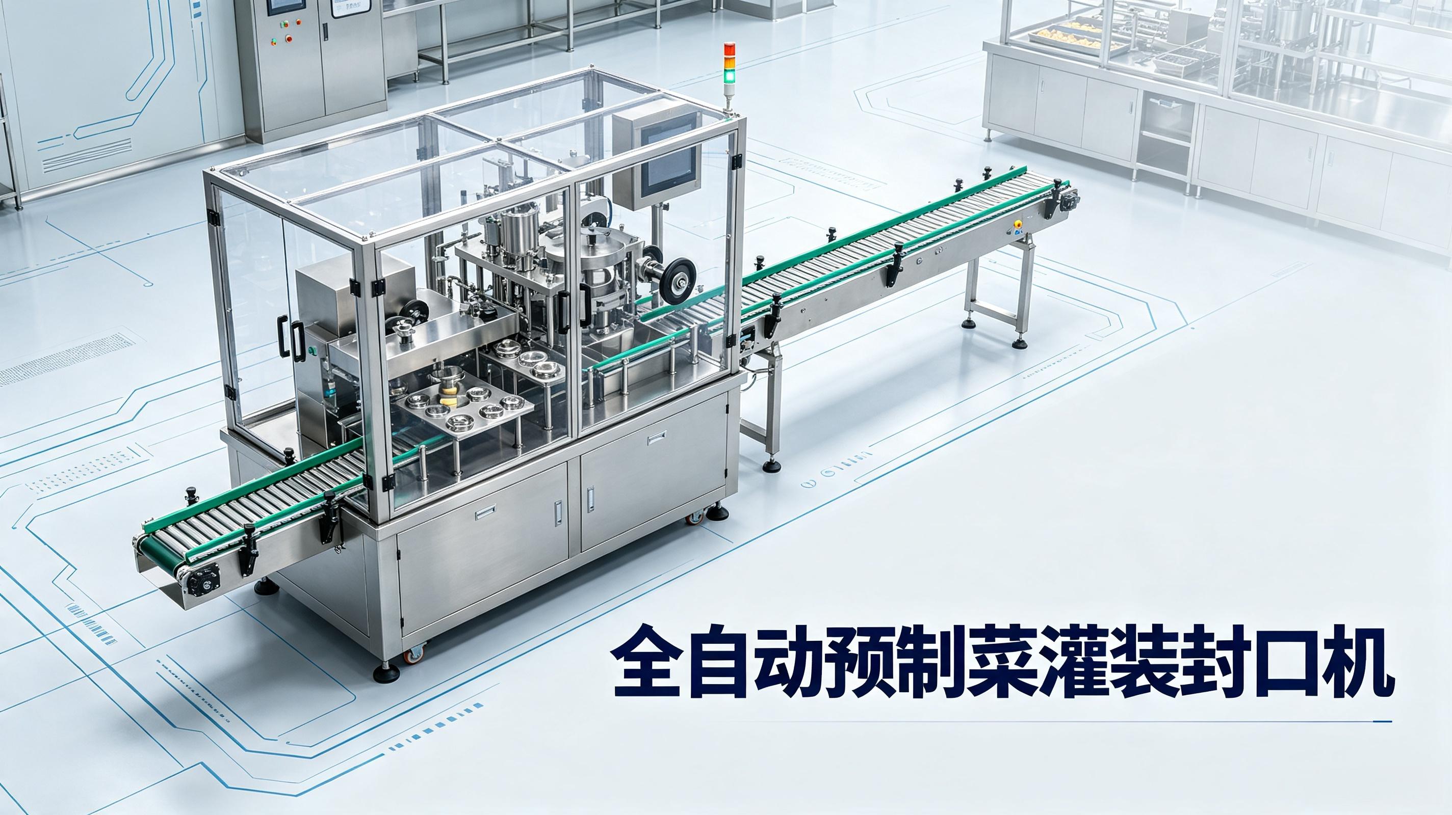 全自动预制菜灌装封口机怎么选？5个核心指标帮你避开采购坑