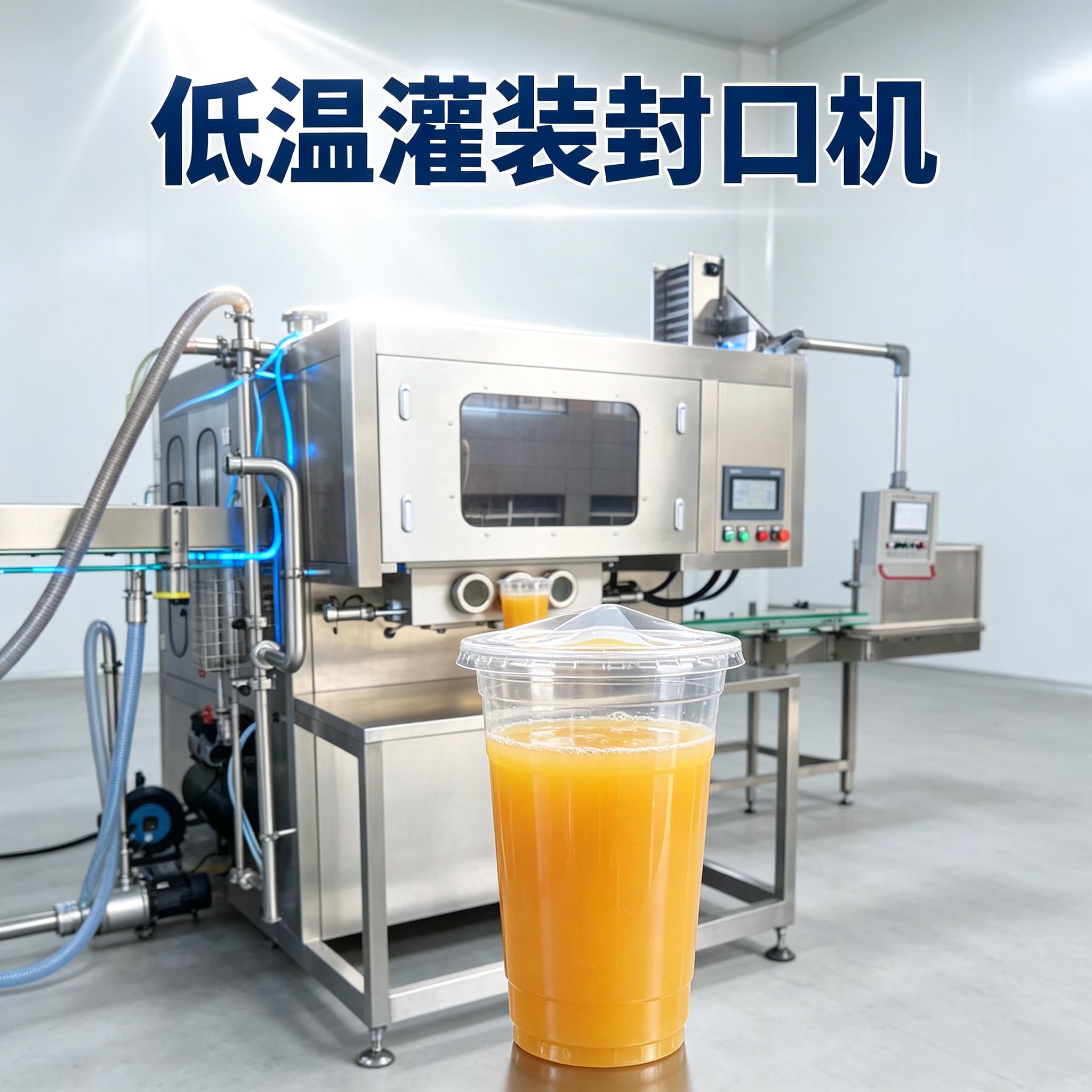 低温灌装封口机如何解决果蔬汁氧化变色难题？实测数据对比