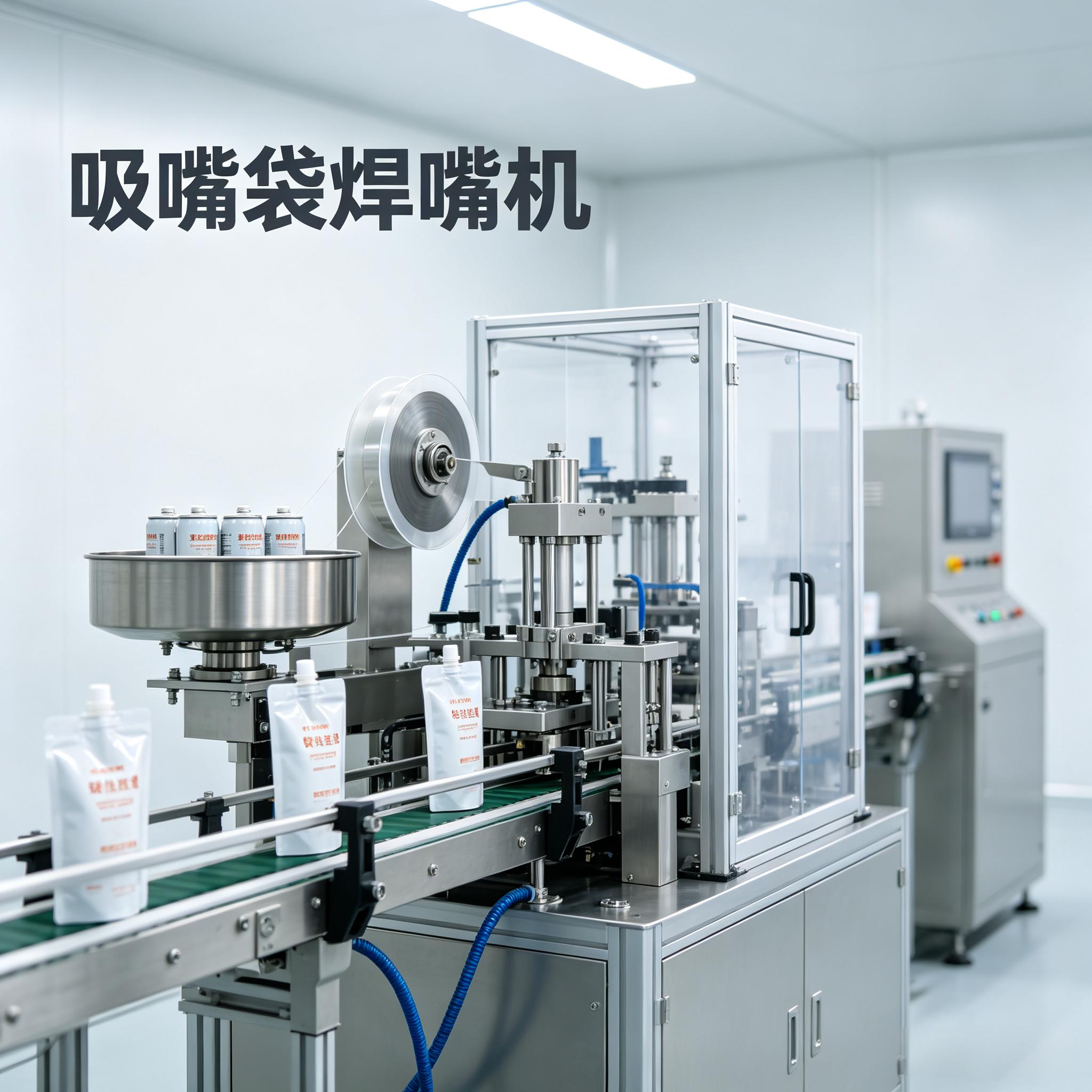 吸嘴袋焊嘴机与灌装联动方案丨超声波焊接+伺服定量，减少包材变形