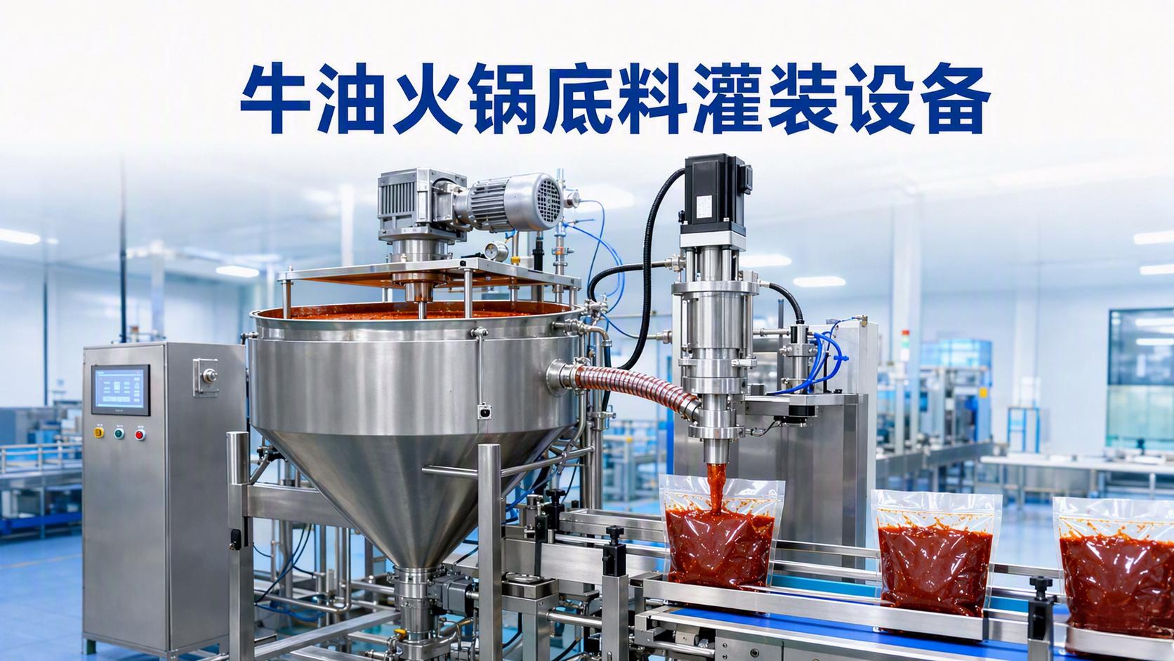 牛油火锅底料灌装设备怎么配？从保温料斗到防凝固灌装，方案在此