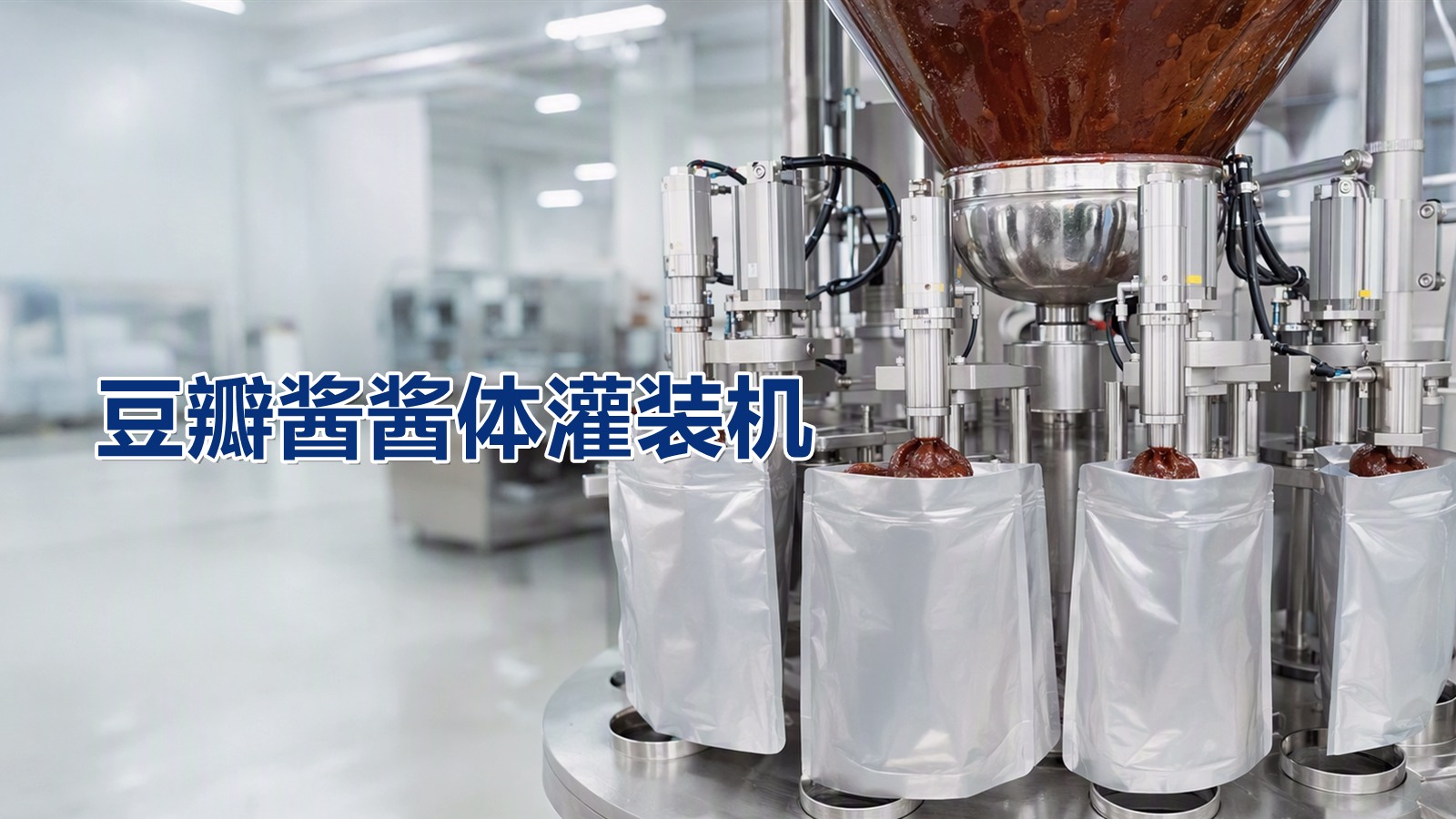 高粘度酱体不再难灌！豆瓣酱酱体灌装机实拍演示