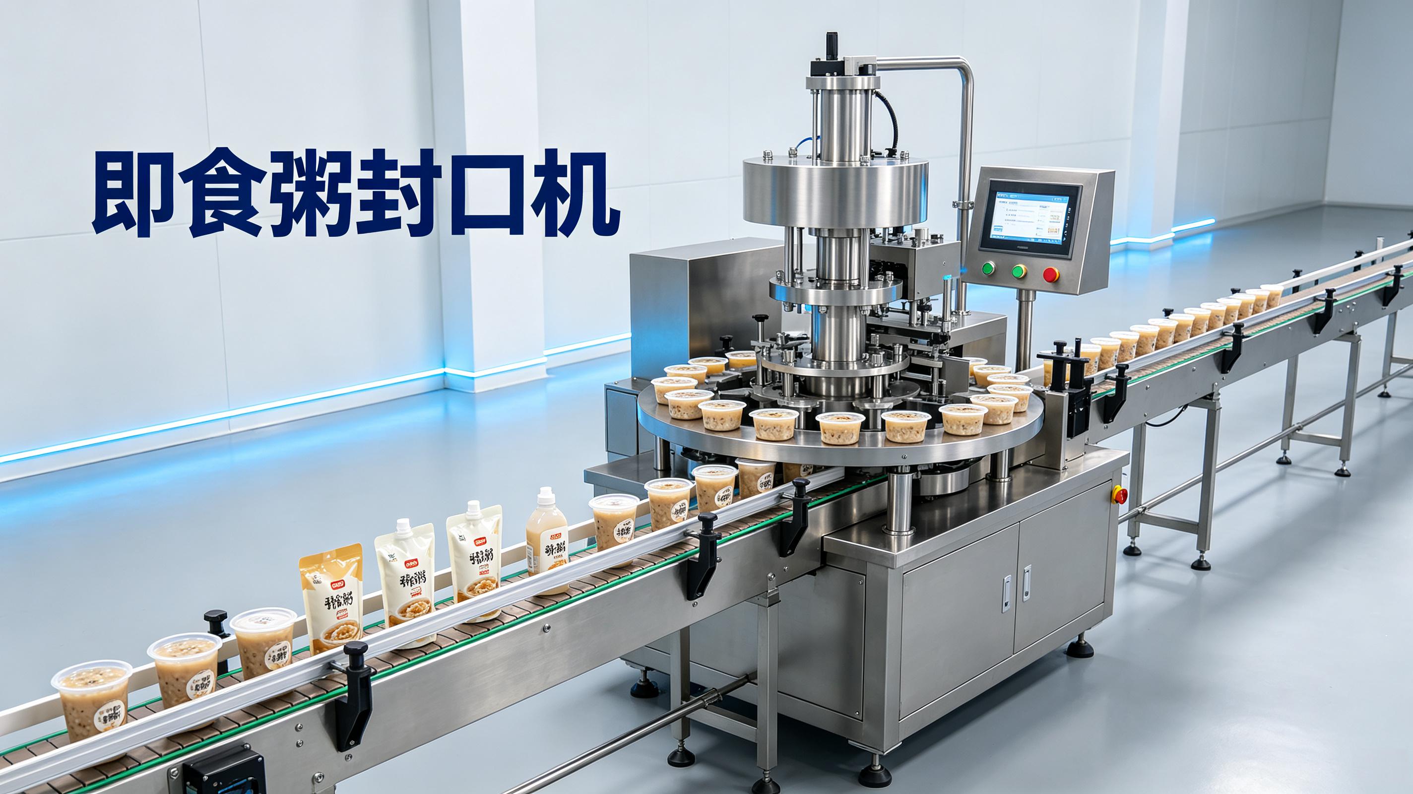 即食粥封口机：碗装、杯装、袋装多规格兼容一台搞定