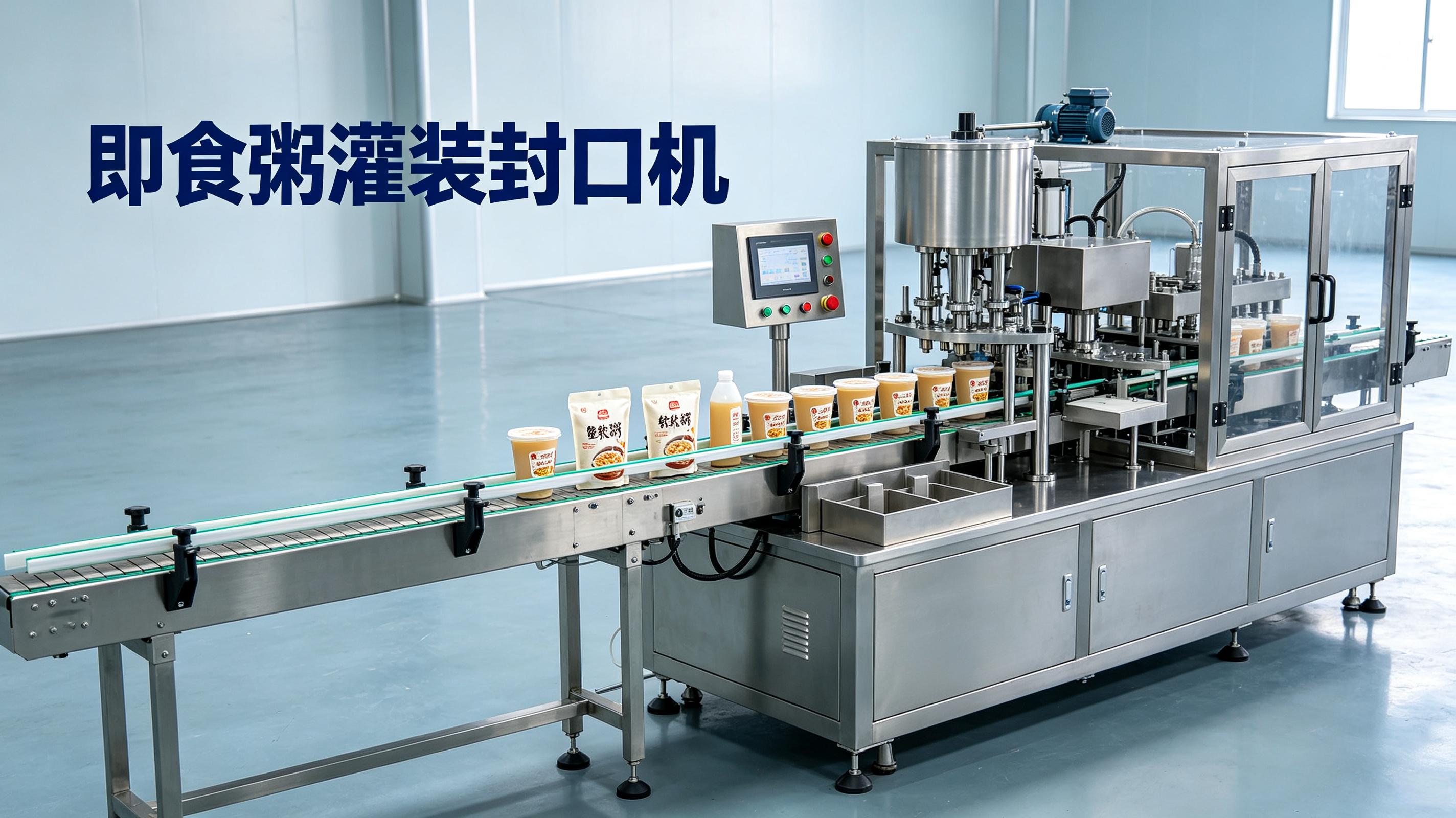 即食粥灌装封口机——高温灌装也能保持高精度