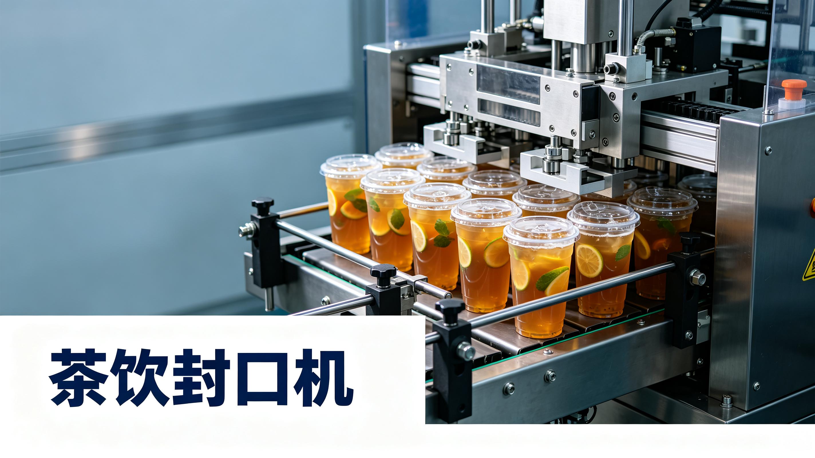 茶饮封口机——杯装奶茶、瓶装茶饮封口方案全对比