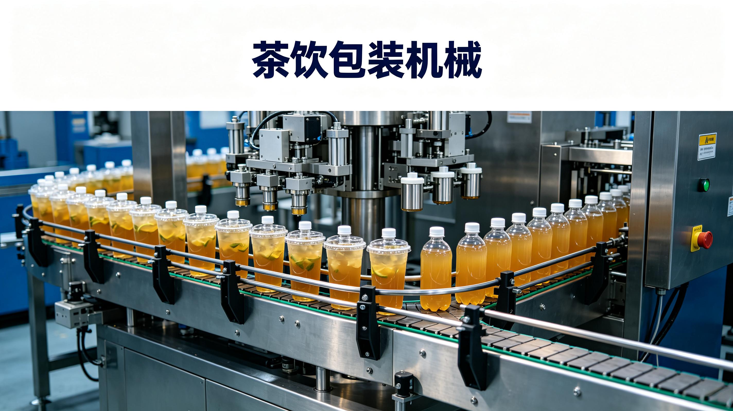 茶饮包装机械——新茶饮品牌都在用的灌装封口设备
