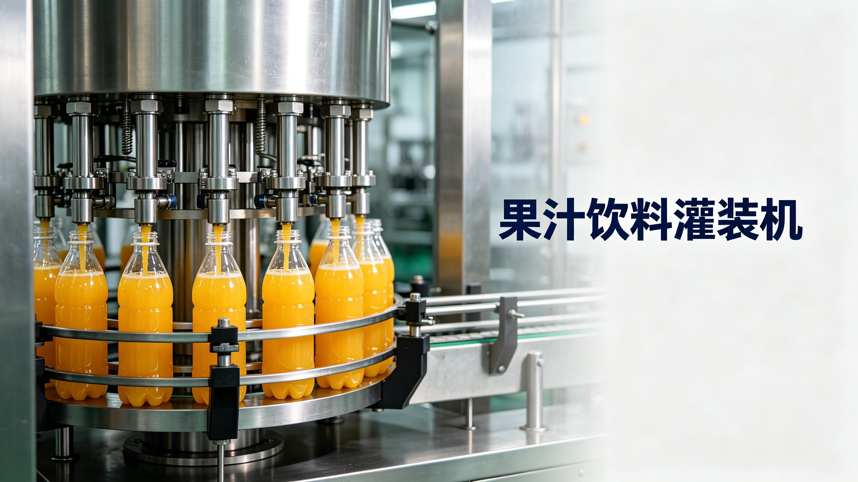 果汁饮料灌装机——一瓶一码追溯，灌装数据全程可查