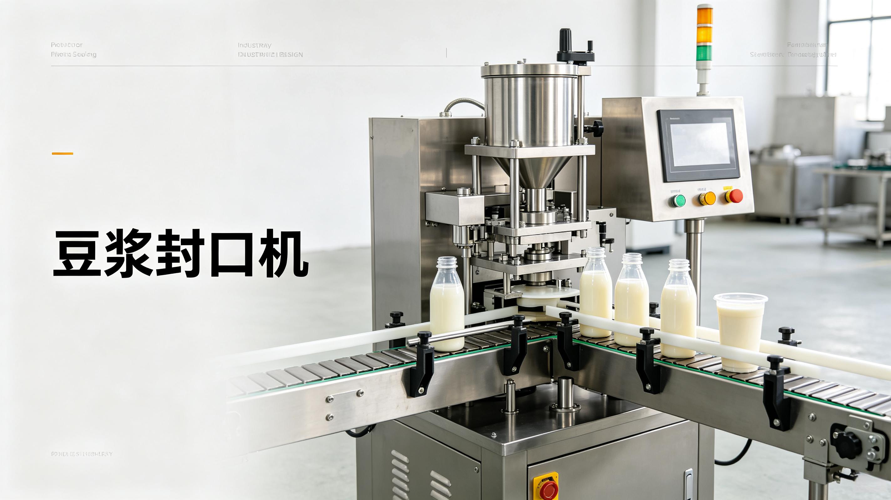 豆浆封口机——瓶封、杯封、袋封多形式适配不同产线