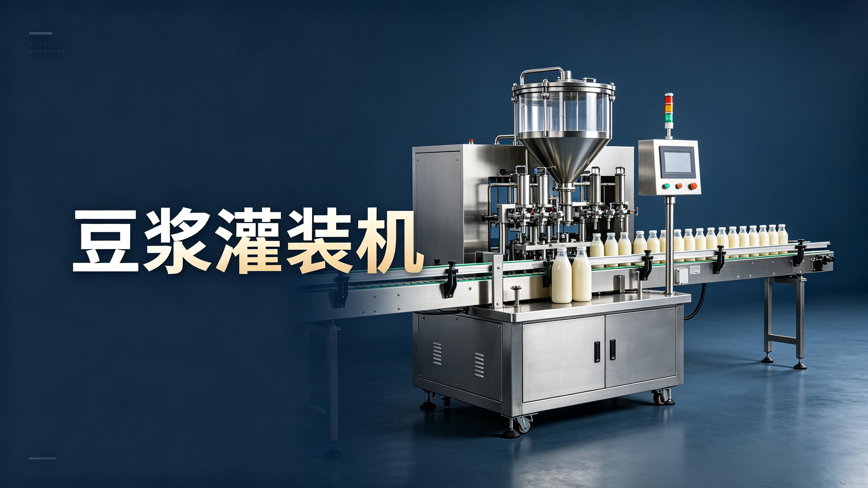 豆浆灌装机——易起泡液体灌装难题，伺服方案轻松化解