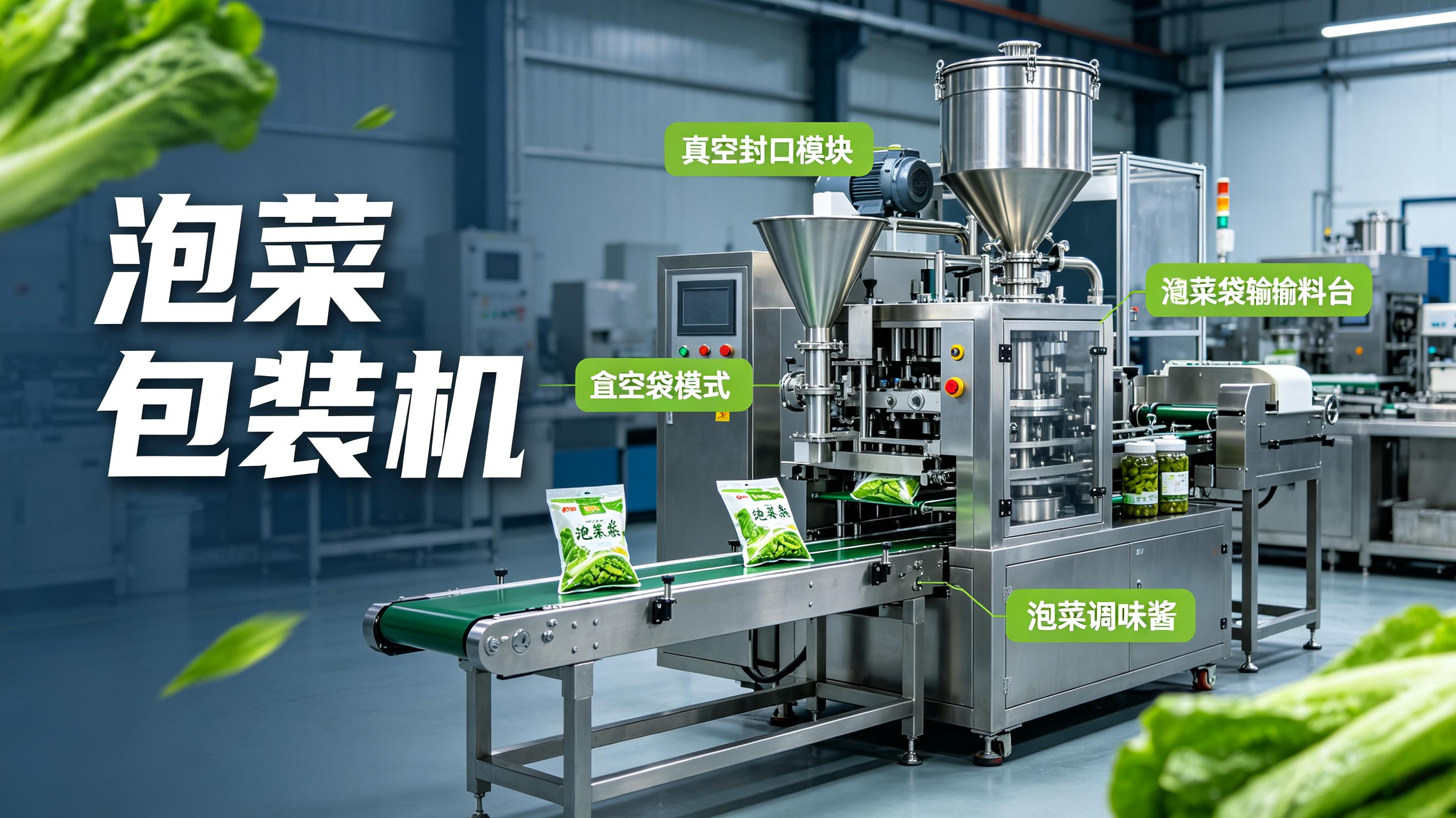 泡菜包装机——酸辣环境下的耐用之选，防腐设计更长寿