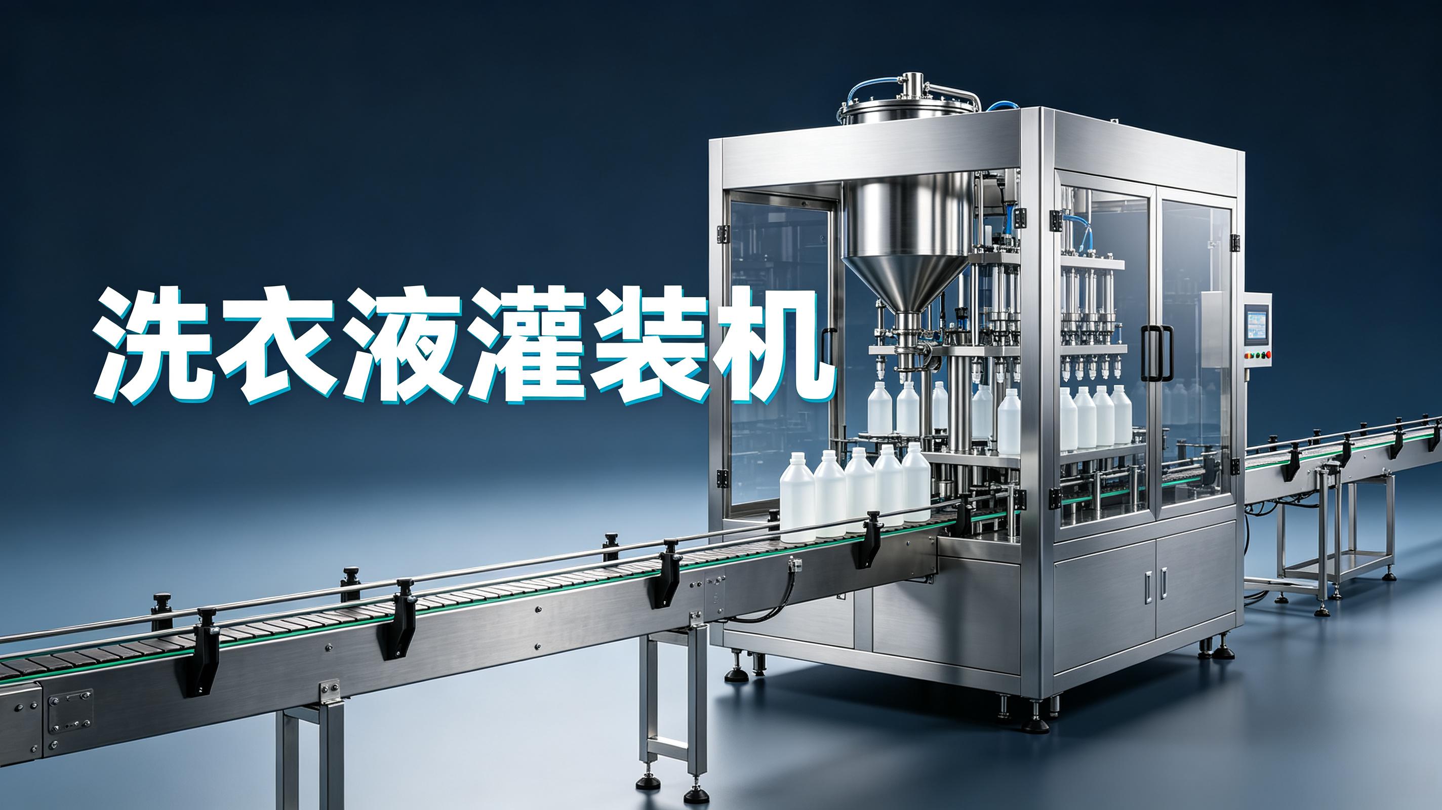 洗衣液灌装机——高粘度液体伺服灌装，挂壁问题不再困扰