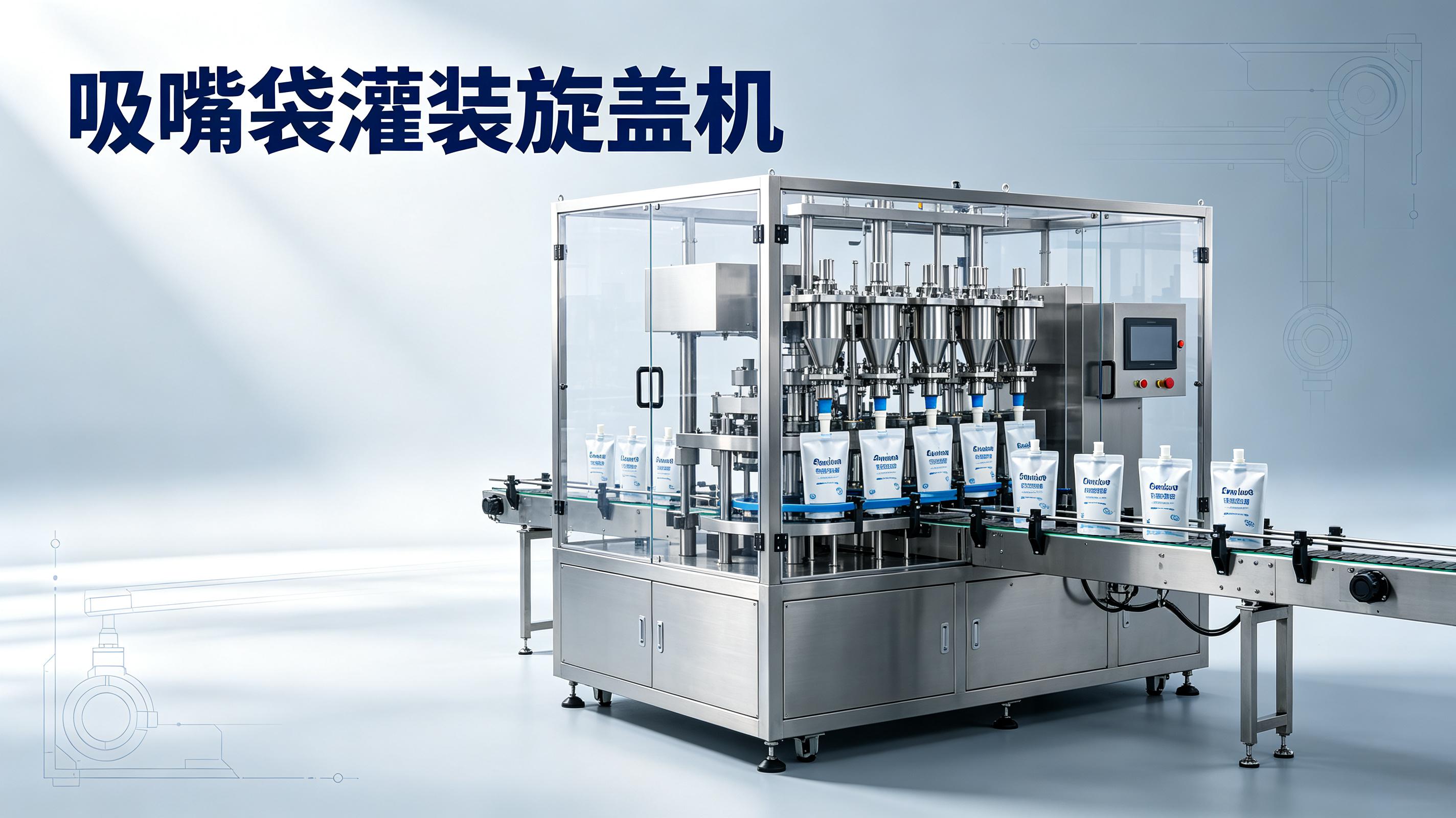 吸嘴袋灌装旋盖机