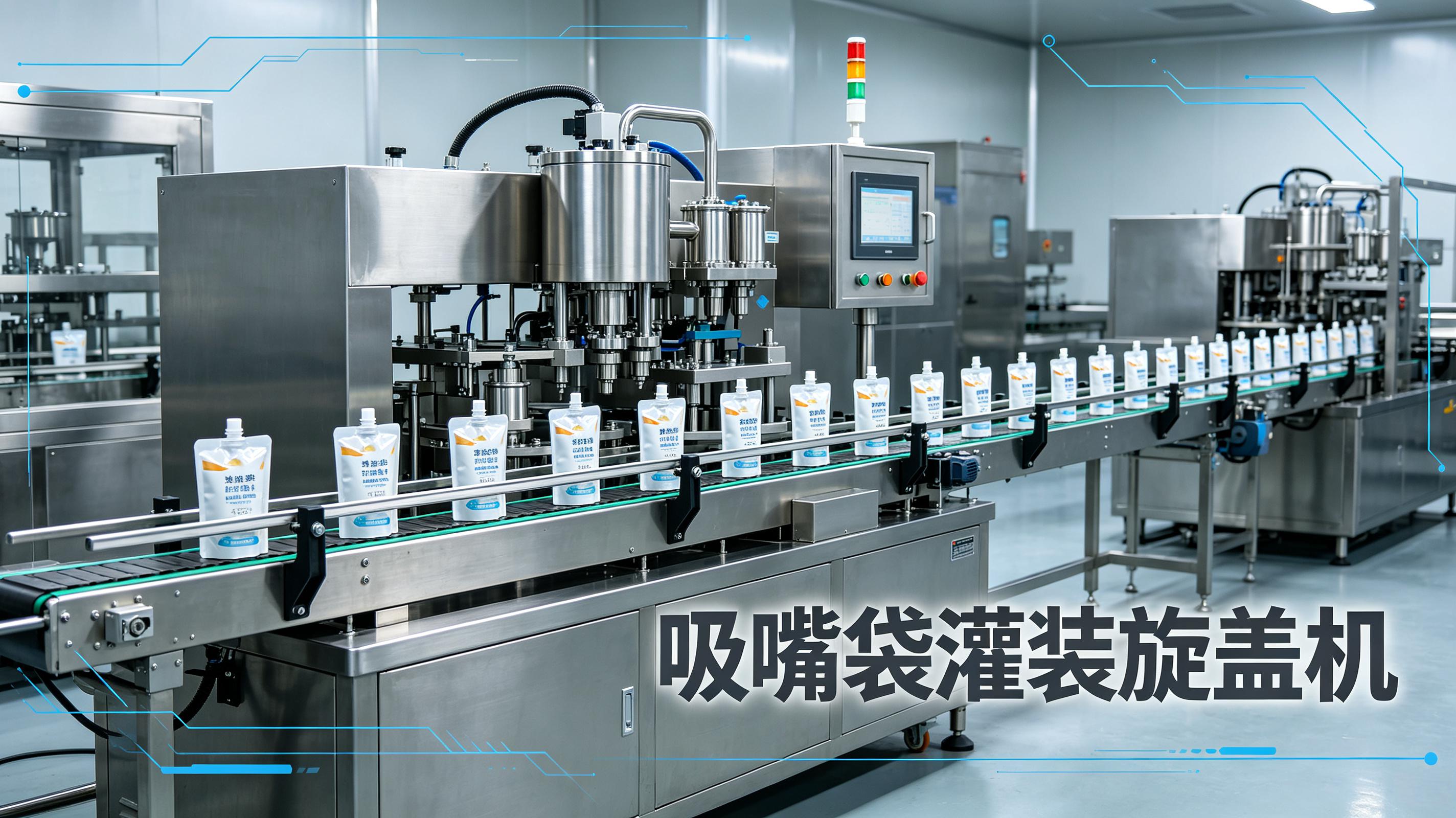 吸嘴袋灌装旋盖机源头工厂：预制菜量产车间最关心的5个参数