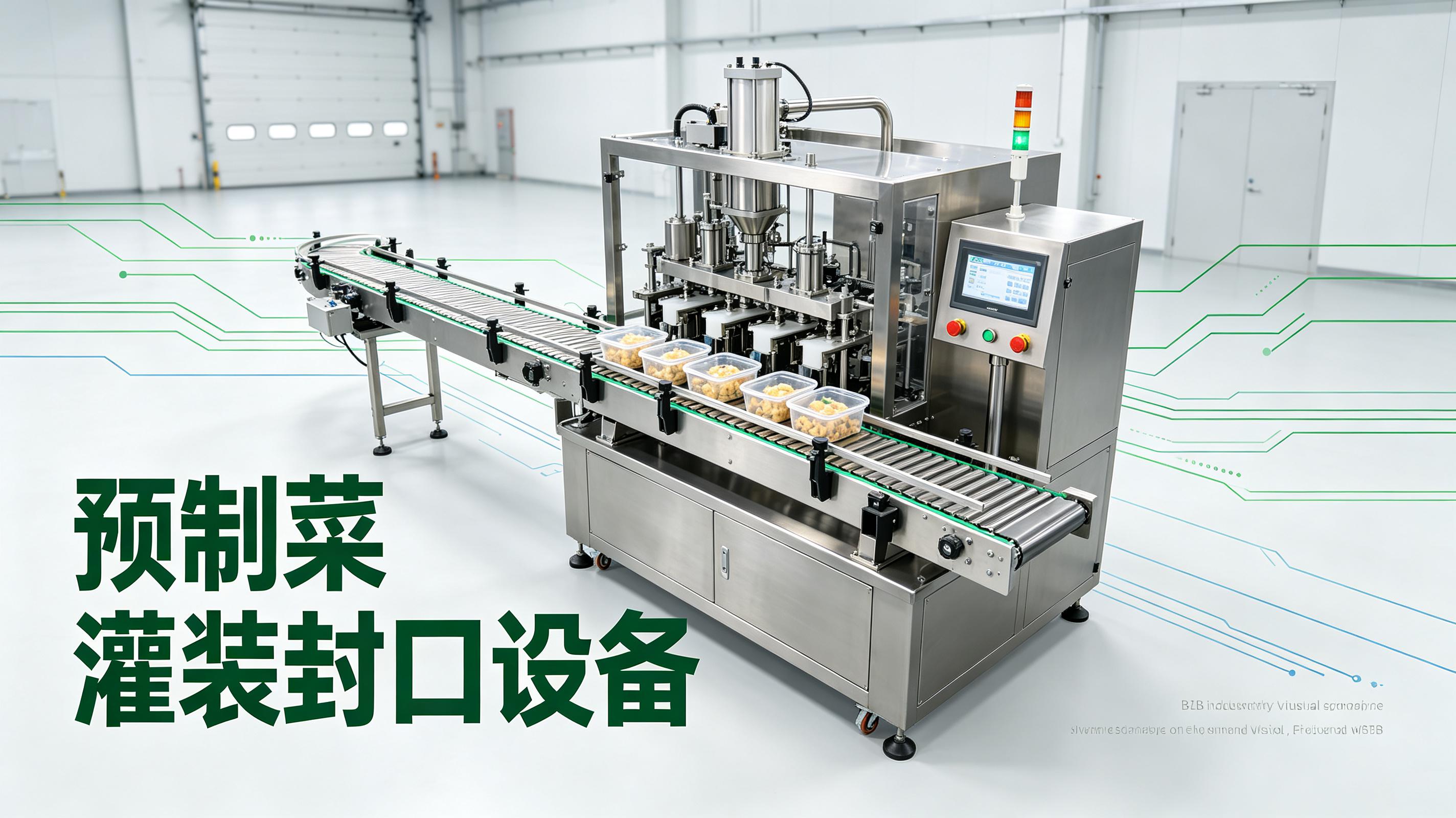 预制菜灌装封口设备怎么配？从汤料到酱料，一台旋盖机够不够