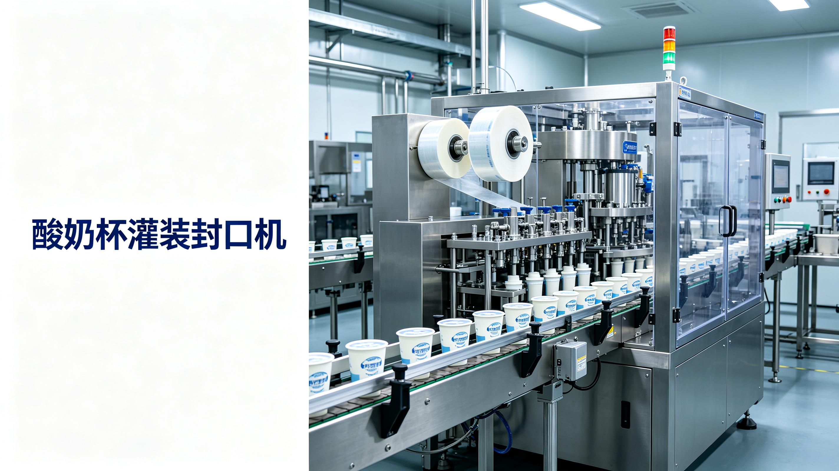 酸奶杯装工厂灌装封口机怎么选？从圆盘式到全自动的选型逻辑