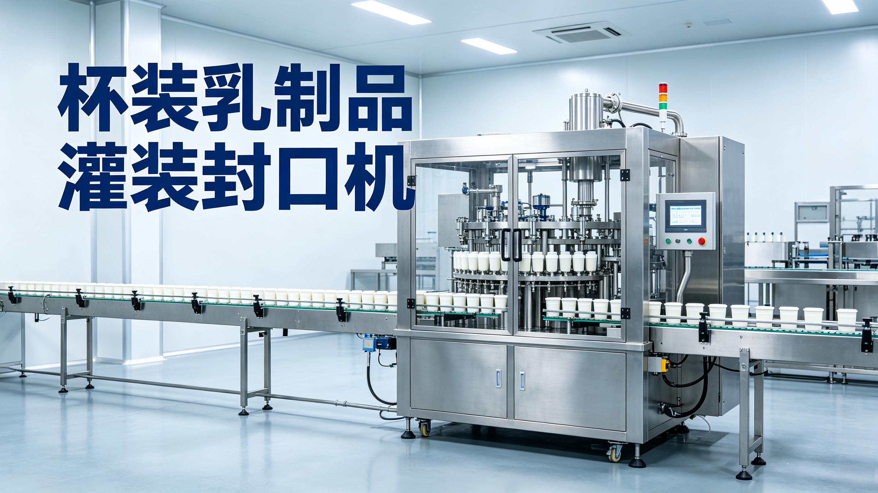 杯装乳制品灌装封口机：一出二和一出四产能差多少